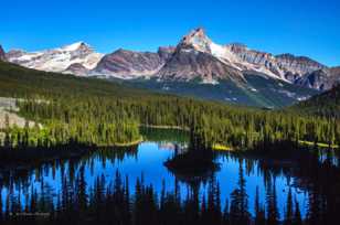 Mary Lake and Cathedral Mountain-4419 Mary Lake and Cathedral Mountain-4419